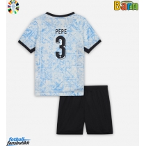 Portugal Pepe #3 Bortedraktsett Barn EM 2024 Kortermet (+ Korte bukser)